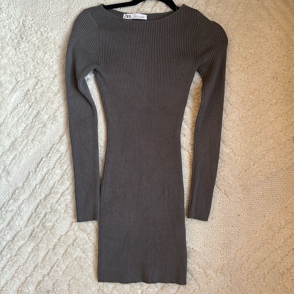 Zara Rib Knit Dress - Picture 6 of 11